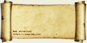 Vera Dedinac vizit kartica